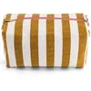 Image de Trousse de toilette Vic rayée écru-caramel