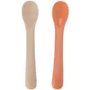 Image de Lot de 2 cuillères en silicone Terre de sienne-Sable