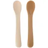 Image de Lot de 2 cuillères en silicone Sable-Caramel