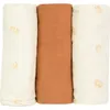 Image de Lot de 3 langes en mousseline Diplododo (70 x 70 cm)