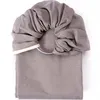 Image de Echarpe de portage Sling sans noeud tissé en coton bio gris vintage