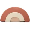 Image de Jeux en mousse Milo arc-en-ciel bois de rose, milk, nude (3 blocs)