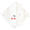 Image de Lot de 3 langes bébé coton bio* Cerise