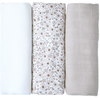 Image de Lot de 3 langes bébé coton bio* Lilly