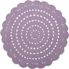 Image de Tapis rond Alma mauve (120 cm)