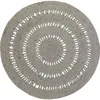 Image de Tapis rond Bibek gris (110 cm)