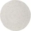 Image de Tapis rond Neethu naturel (110 cm)