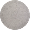 Image de Tapis rond Neethu gris (110 cm)