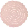 Image de Tapis rond Alma rose nude (120 cm)