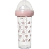 Image de Biberon anti colique coeurs roses X BONTON (210 ml)