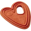 Image de Anneau de dentition coeur Terracotta