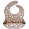 Image de Bavoir en silicone Fall In Love taupe rose