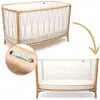 Image de Lit bébé évolutif Kimi Organic V2 Lichen (60 x 120 cm)