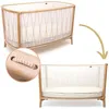 Image de Lit bébé évolutif Kimi Organic V2 Bois de rose (60 x 120 cm)