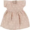 Image de Tenue pour poupée robe Beige Petits Coeurs