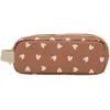 Image de Trousse scolaire Coeurs Beige