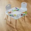Image de Pack table à colorier Coloritable + 2 Chaises Forêt