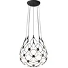 Image de Luceplan - Mesh D86 Ø55cm LED hanglamp zwart