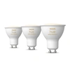 Image de Philips Hue White Ambiance GU10 Ledlampen 400lm 3-pack - Wit