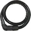 Image de Antivol câble Abus Tresor Steel-O-Flex 1360/110 Noir 110 cm