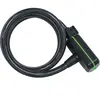 Image de Antivol câble Abus Citadel CC 180/12/K/B Noir 180 cm