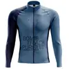 Image de Maillot manches longues Bombtrack Grids And Guides Bleu S