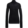 Image de Sweatshirt femme adidas Primeknit Running Mid-Layer Noir L