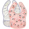 Image de Lot de 2 bavoirs avec poche Happy Fruits Cerise