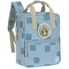 Image de Mini sac à dos carré Pattern Party bleu