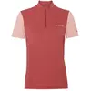 Image de Maillot 1/2 zip femme VAUDE Matera Rouge 38