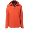 Image de Veste à capuche zippé 3 en 1 femme VAUDE Yaras Orange 44