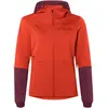 Image de Veste à capuche zippé femme VAUDE Qimsa hooded softshell Orange 38
