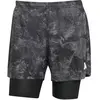 Image de Short 2 en 1 adidas Own the Run Spray Dye Gris 2XL