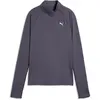 Image de Haut d'entraînement 1/4 zip femme Puma Velocity Cloudspun Gris S