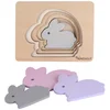 Image de Puzzle en bois Lapin (6 pièces)