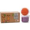 Image de Coffret Suri 2 pots orange + violet pâte à modeler naturelle et vegan