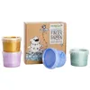 Image de Coffret Mika peinture aux doigts naturelle et vegan Cristal (assort. 4 pots)