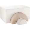 Image de Ensemble de jeu arc-en-ciel Marshmallow velours côtelé