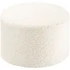 Image de Pouf Cream White molletonné