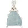Image de Doudou plat lapin bleu Colombe K'doux