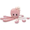 Image de Peluche Filou la pieuvre maman et bébé Les Ptipotos rose