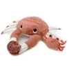 Image de Peluche Cassecou le crabe et son bébé terracotta (39 cm)
