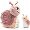 Image de Peluche Speedou l'escargot maman et bébé rose (25 cm)