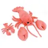 Image de Peluche Iloveyou maman et bébé Les Ptipotos Corail (48 cm)