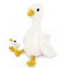 Image de Peluche Jébongou maman et bébé Les Ptipotos Blanc (36 cm)