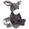 Image de Peluche Poitou maman et bébé Les Ptipotos Gris (35 cm)