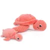Image de Peluche Sauvenou maman et bébé Les Ptipotos Corail (29 cm)