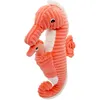 Image de Peluche Papadou papa et bébé Les Ptipotos Corail (34 cm)