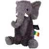 Image de Peluche Les Ptipotos Dimoitou l'éléphant gris (35 cm)