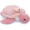 Image de Peluche Les Ptipotos Sauvenou maman et bébé tortue rose (29 cm)